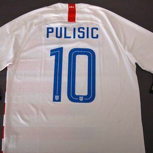 USA Soccer 2018 USMNT Pulisic Stadium Home Jersey